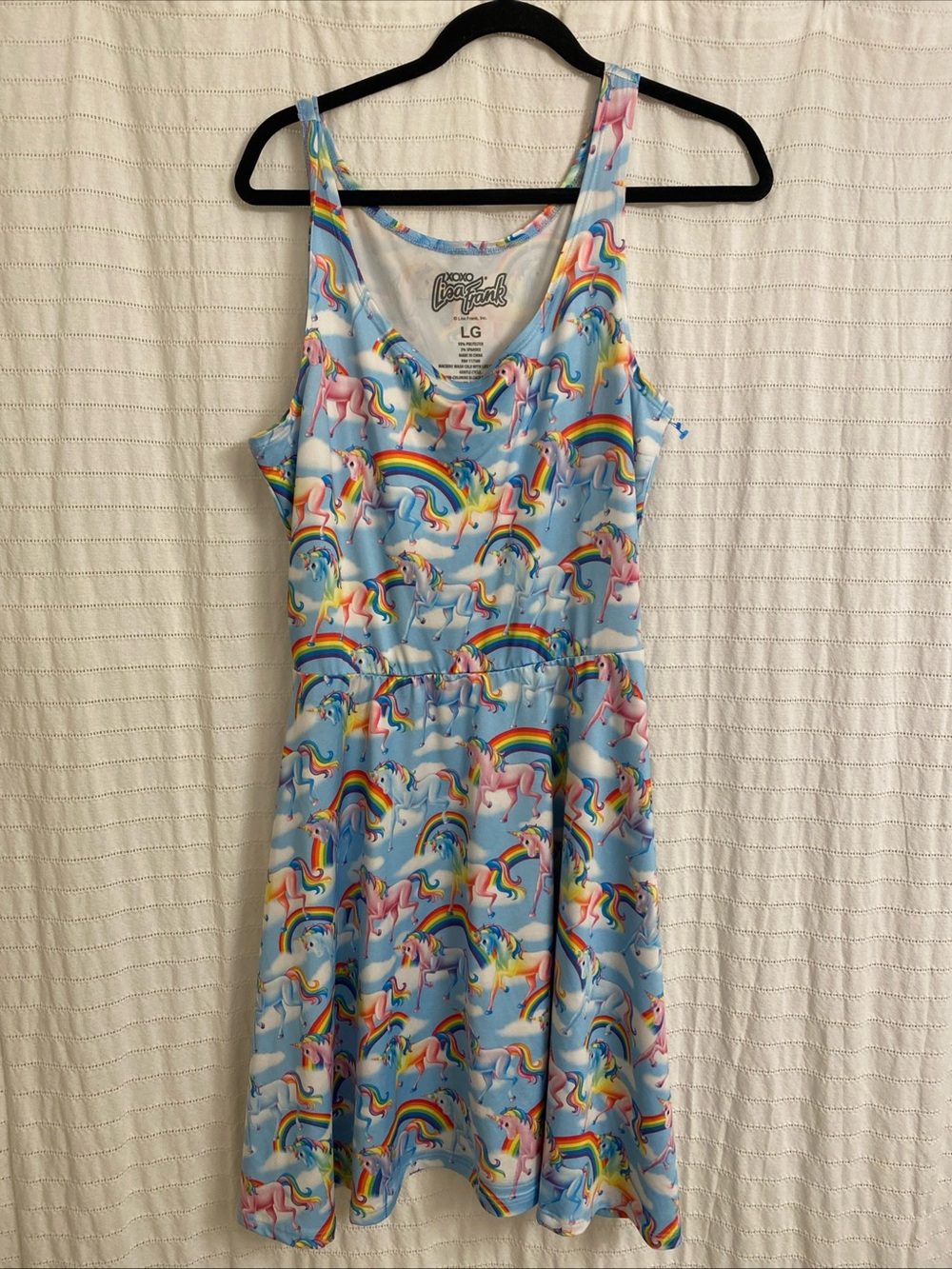 Lisa Frank Dress Large Women’s Colorful Unicorns